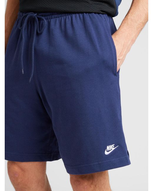 Nike Sweatshorts 'club' in Blue für Herren