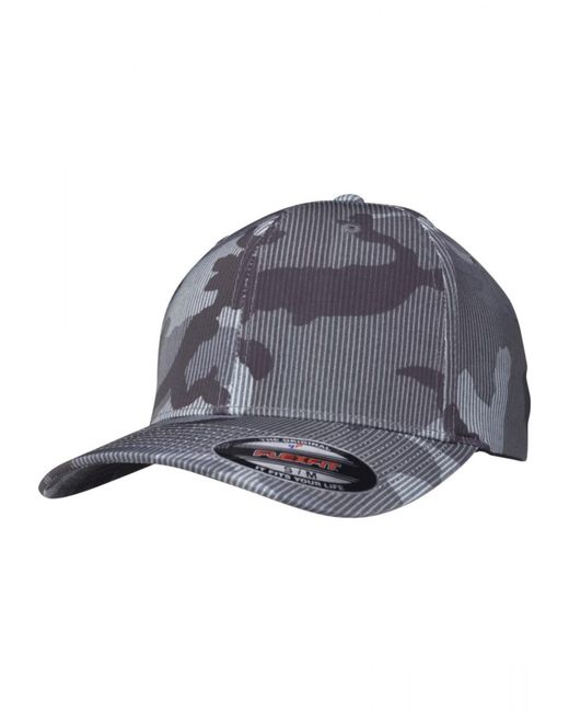 Flexfit Gray Cap Camo Stripe