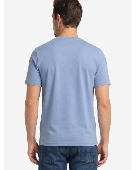 Redmond Shirt Basic in Blue für Herren