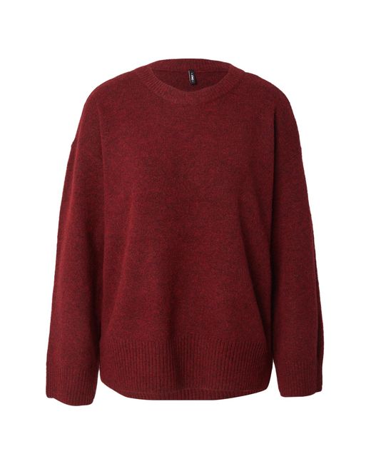 ONLY Red Pullover Onlrene
