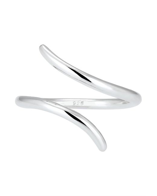 Elli Jewelry White Ring Geo
