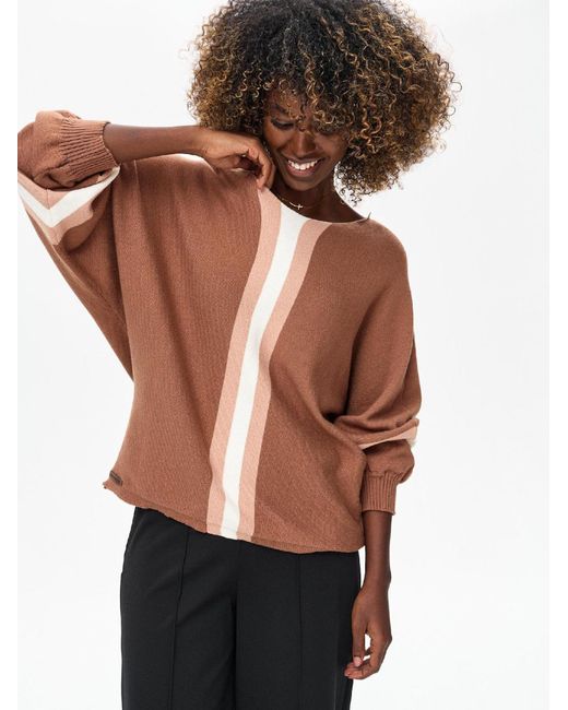Blue Shadow Brown Pullover