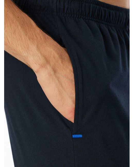 Schiesser Pyjamahose Mix Relax in Blue für Herren