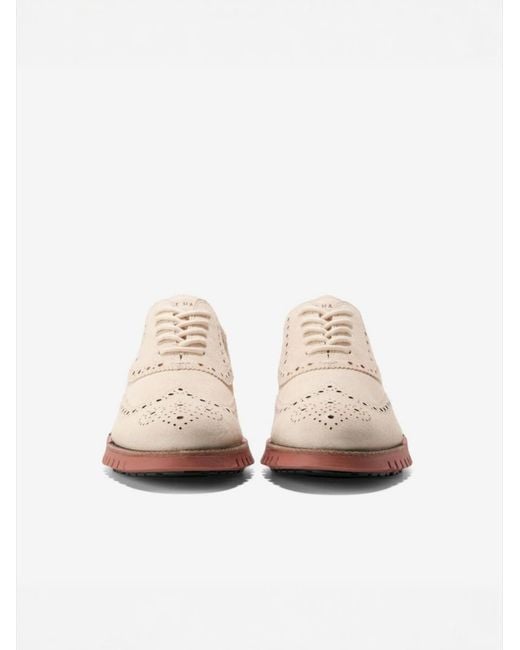 Cole Haan Schnürschuh Zg Rmstd Wing Ulined in Natural für Herren