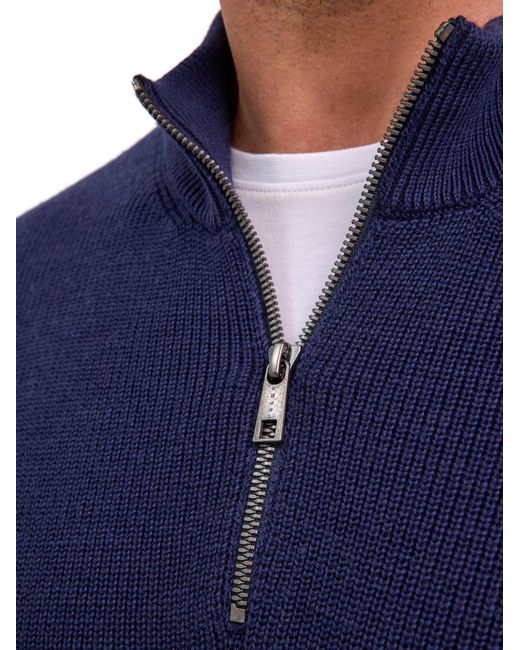 Falke Pullover Perlfang in Blue für Herren