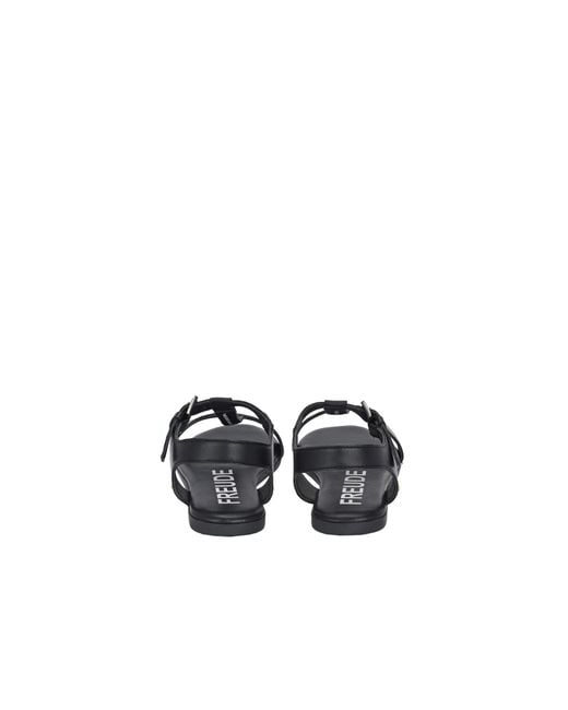 FREUDE Black Sandale Alea