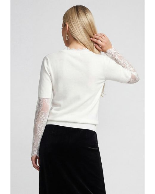 faina White Pullover