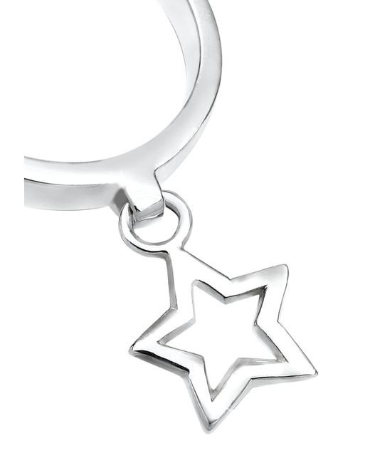 Elli Jewelry Metallic Ring Sterne