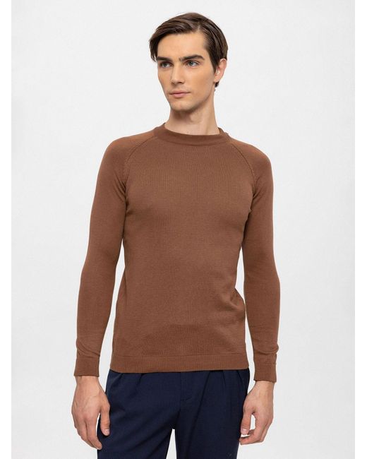 Antioch Crew Neck Pullover in Brown für Herren