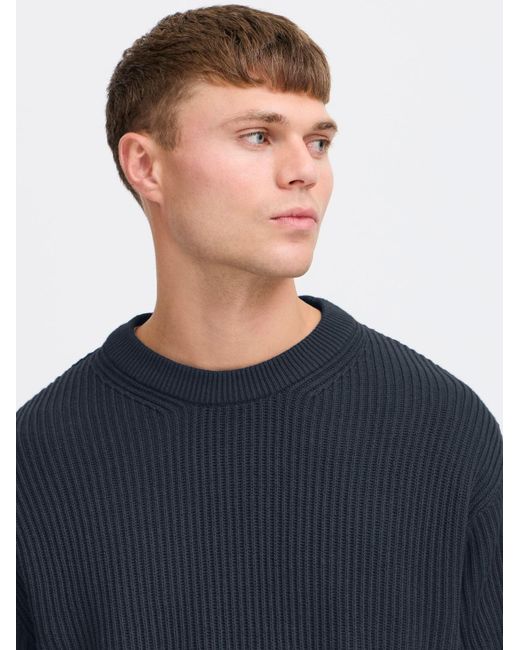 Solid Pullover Gia in Blue für Herren