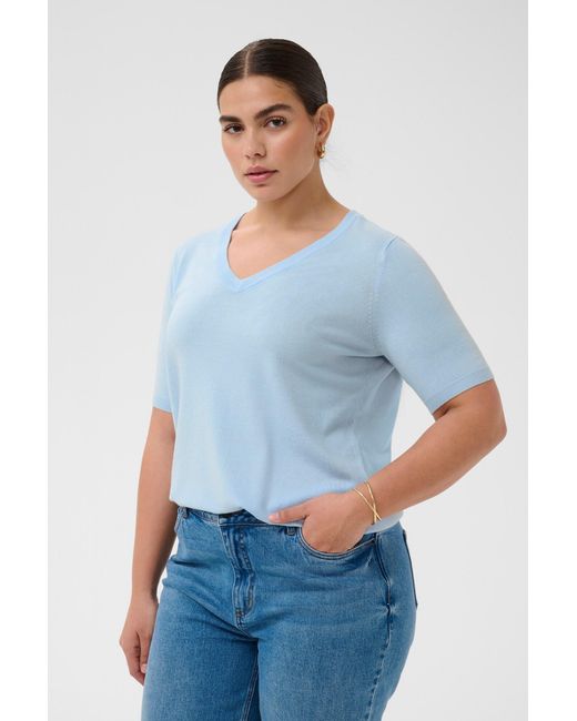Kaffe Blue Pullover Lizzy