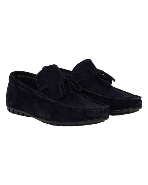 Desa Mokassin Slipper in Blue für Herren