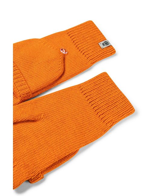 Roeckl Orange Strickhandschuhe Essentials