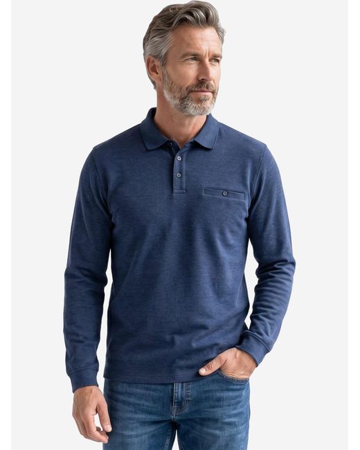 CASA MODA Shirt Basic in Blue für Herren