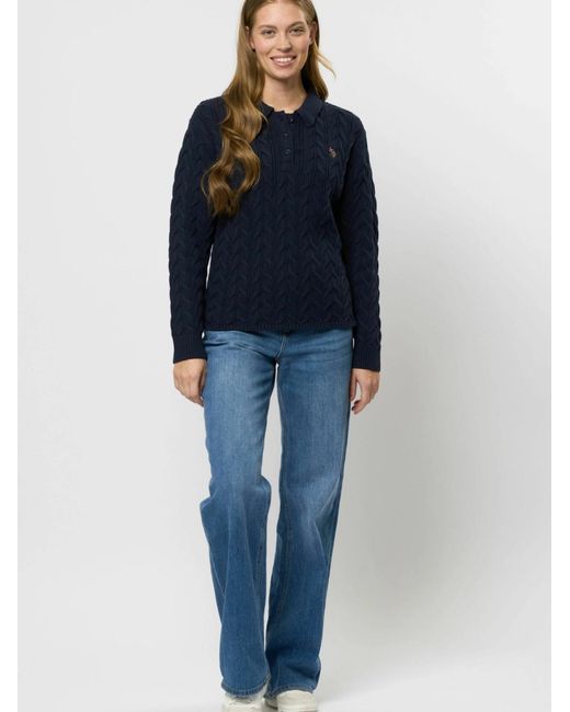 U.S. POLO ASSN. Blue Pullover