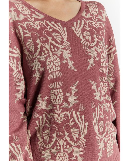 Usha Red Pullover
