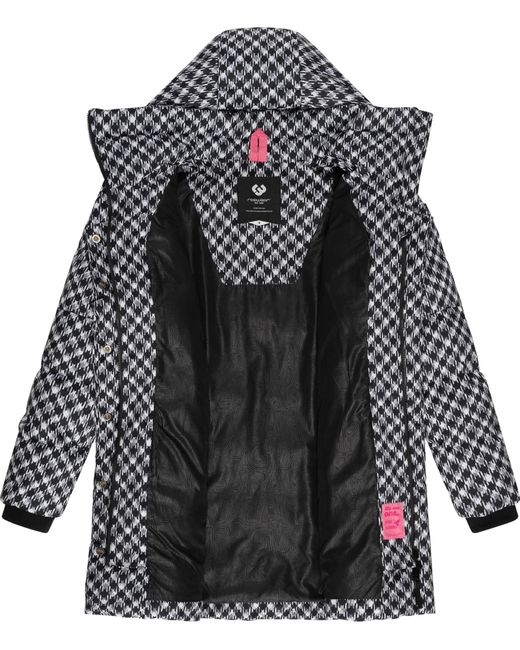 Ragwear Black Funktionsmantel 'Niara'