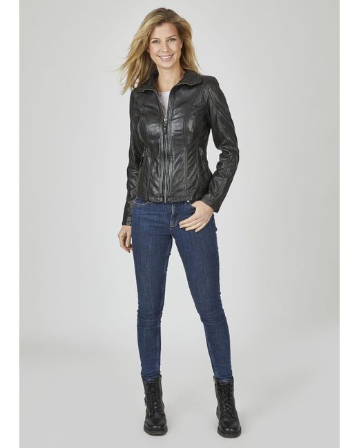 7eleven Black Lederjacke Segunea