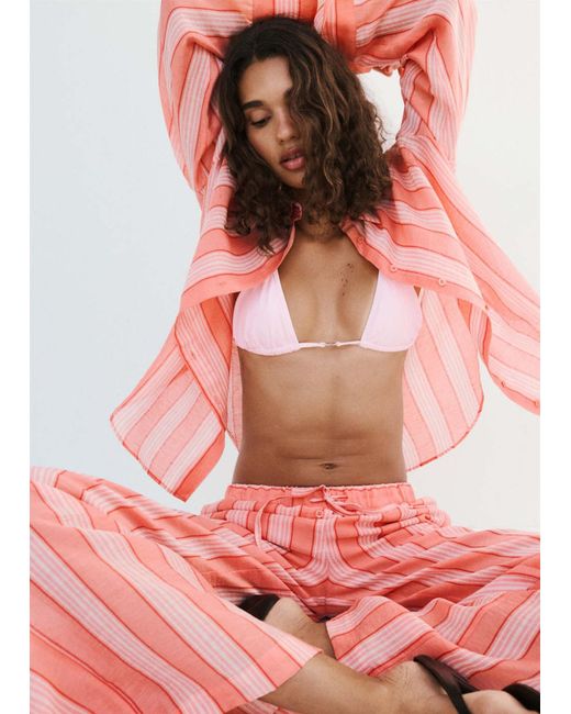 Mango Pink Bluse Clay