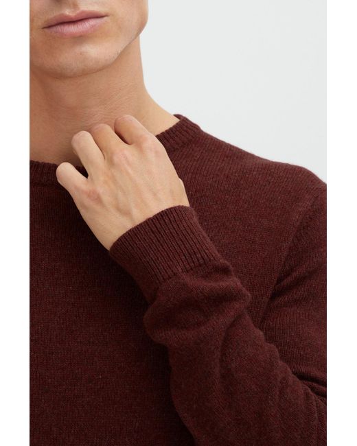 Solid Pullover in Brown für Herren