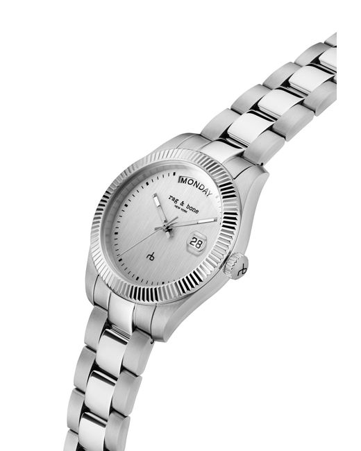 Rag & Bone White Analoguhr Lex