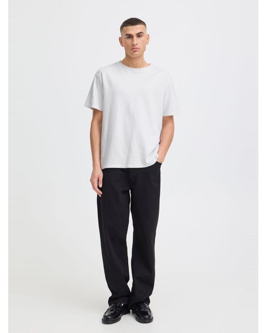 Solid T-Shirt Danton in White für Herren