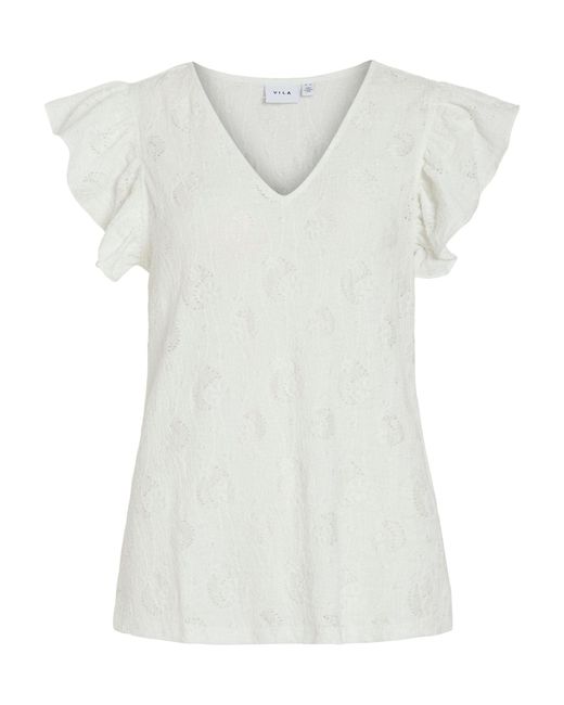 Vila White Bluse Vikarla