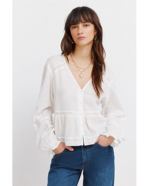 Springfield White Bluse