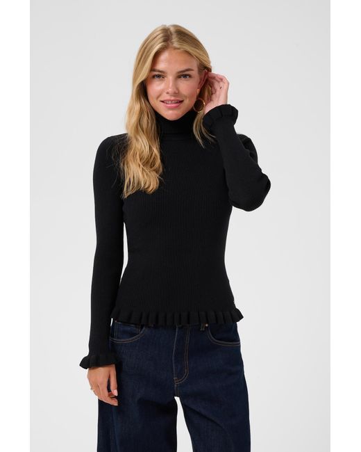 Cream Black Pullover Crdela