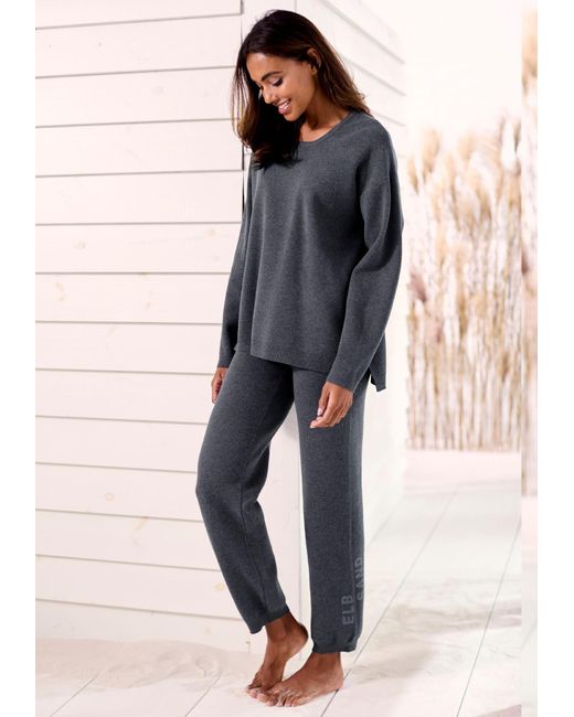 Elbsand Blue Pullover