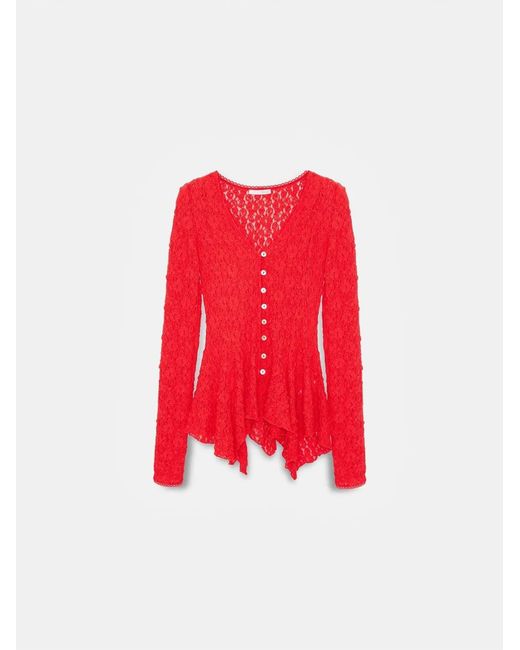 Dilvin Red Strickjacken