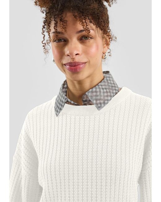 QS White Pullover