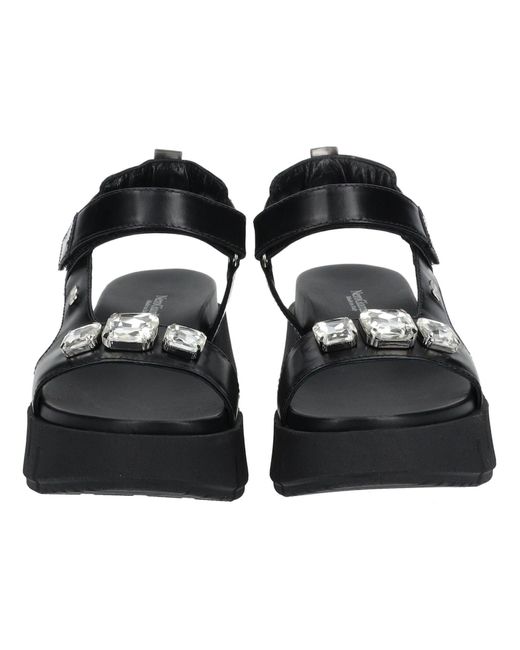 Nero Giardini Black Riemensandale