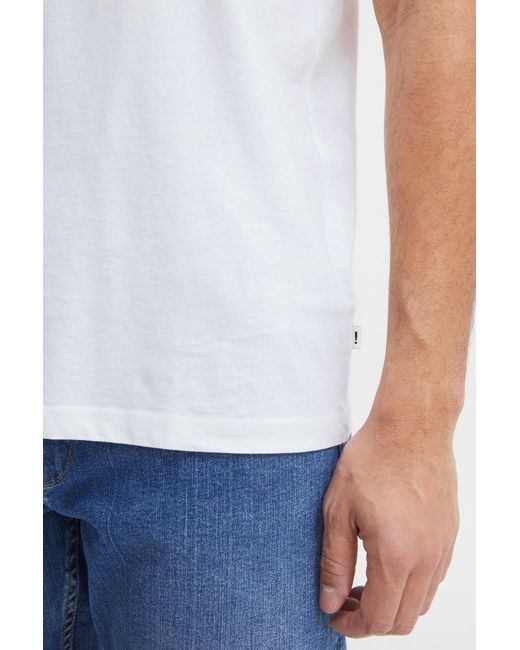 Solid T-shirt 'sdfulton' in White für Herren