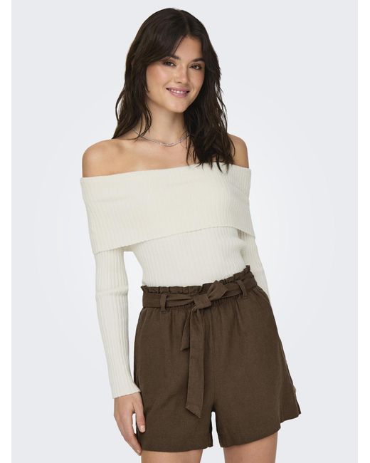 Jdy White Pullover