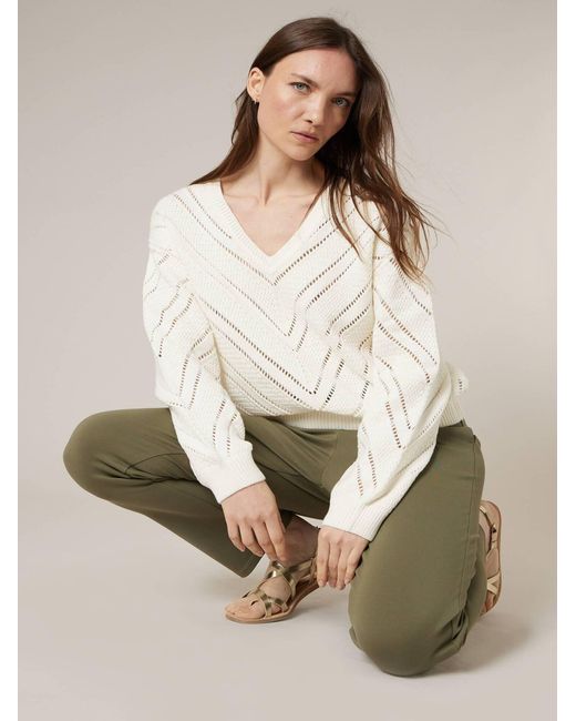 Deeluxe White Pullover Simako
