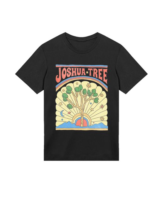 F4NT4STIC T-Shirt Us National Parks Joshua Tree in Black für Herren
