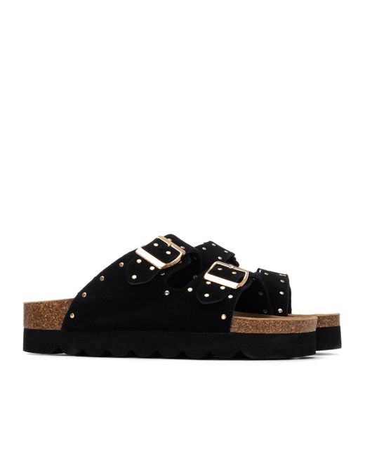 Refresh Black Sandale