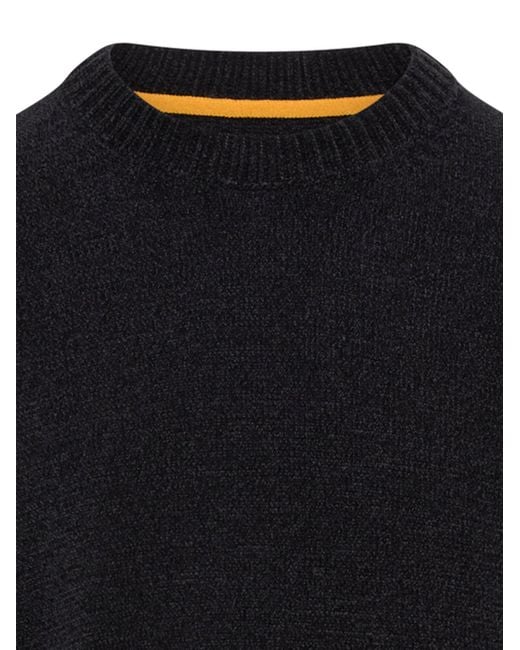 Camel Active Pullover Mit Seitlichem Strick-Einsatz in Black für Herren