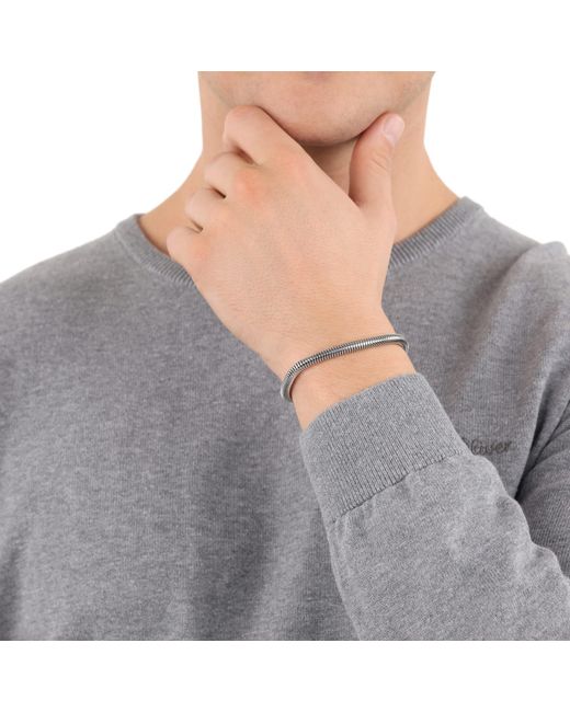 S.oliver Armband in Metallic für Herren