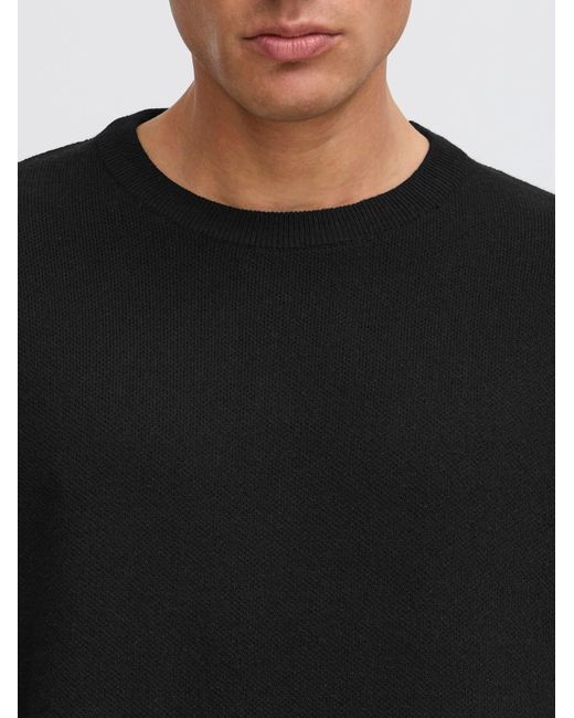 Solid Pullover Sdfinnetado in Black für Herren