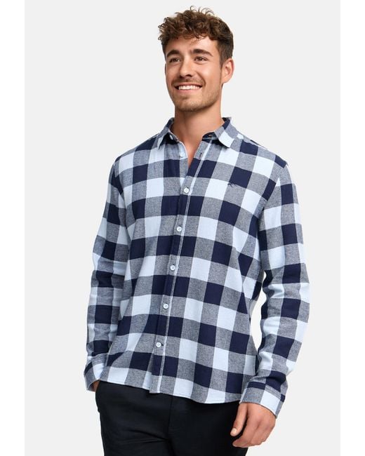 INDICODE Hemd in Blue für Herren
