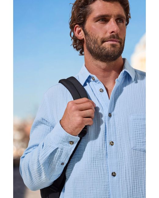 Beachtime by Lascana Hemd in Blue für Herren