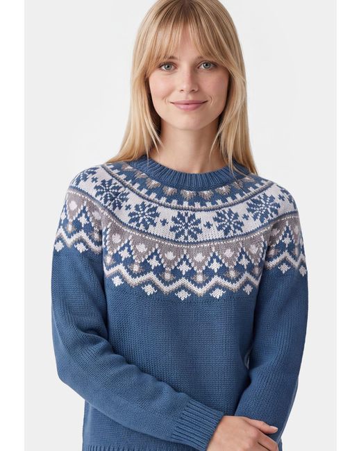 Usha Blue Pullover Modern