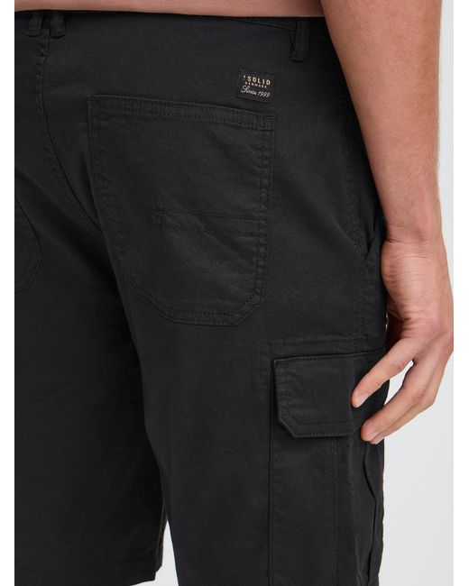 Solid Cargoshorts Sdkallant in Black für Herren