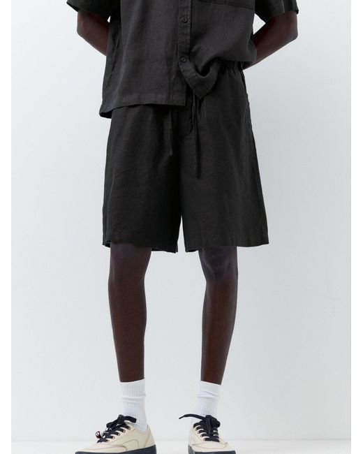 Pull&Bear Shorts in Black für Herren