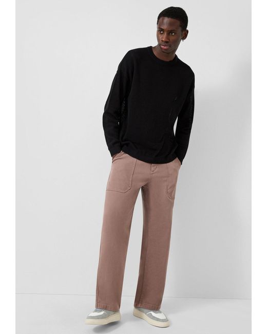 QS Strickpullover in Black für Herren