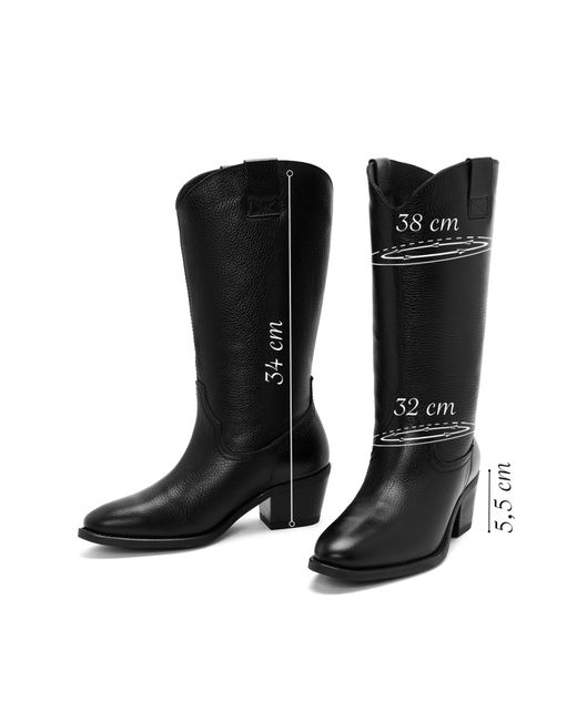 Derimod Black Stiefel