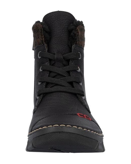 Rieker Black Schnürstiefelette