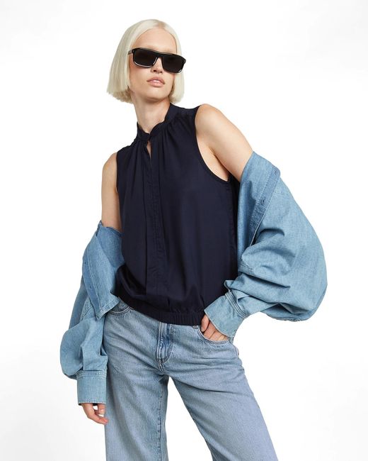 G-Star Blue Button Up Shirt 'Stand'